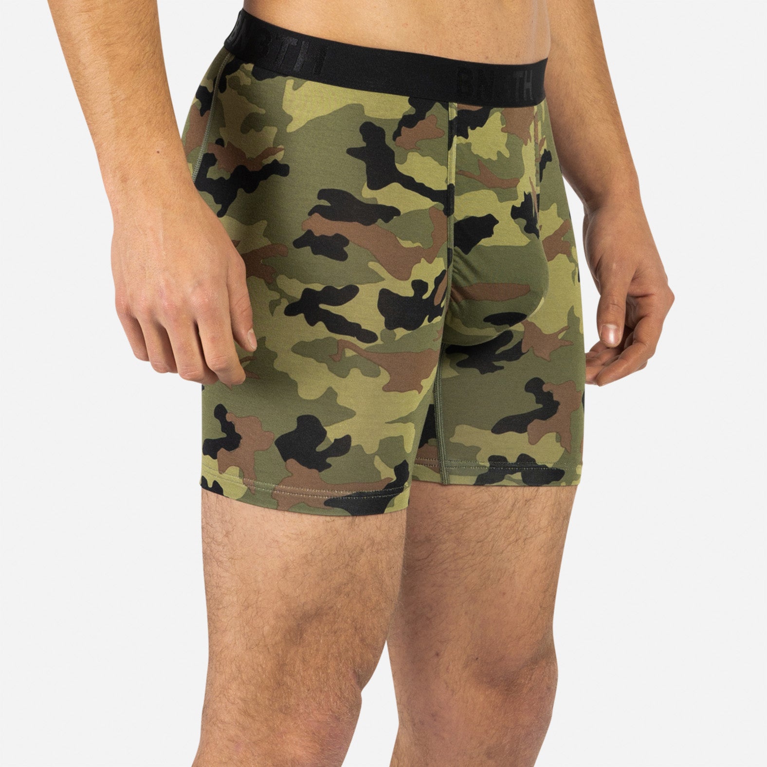 YATEEN Men's Split Side Boxer Briefs Underwear Breathable Underpants at   Men's Clothing store