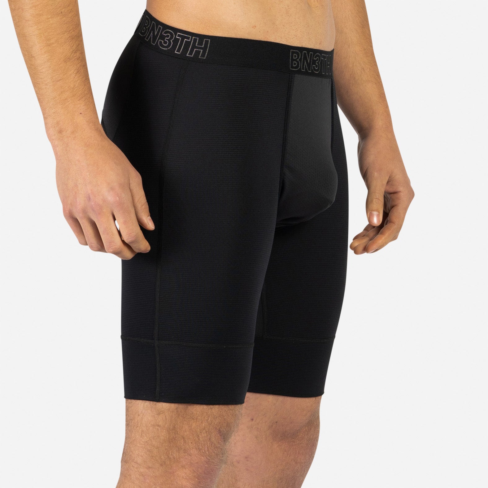  BN3TH Premium Men's 2 in 1 Athletic Shorts with Built-in Full  Length Training Tights, 3D Support Pouch and Seamless Pucker Panel,  Moisture Wicking and Breathable, Small, Black : Clothing, Shoes 