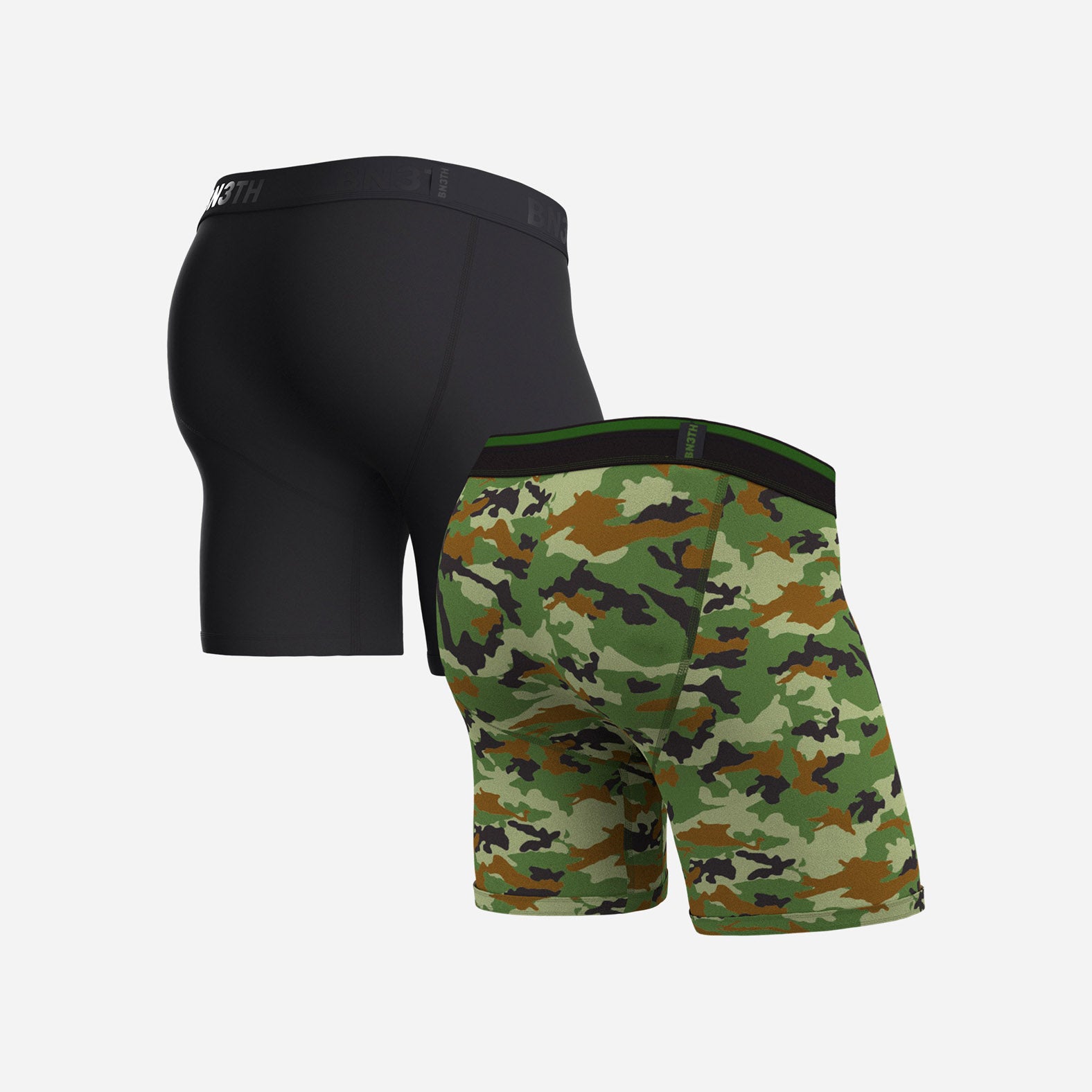 Classic Boxer Brief: Pine/Camo Green 2 Pack