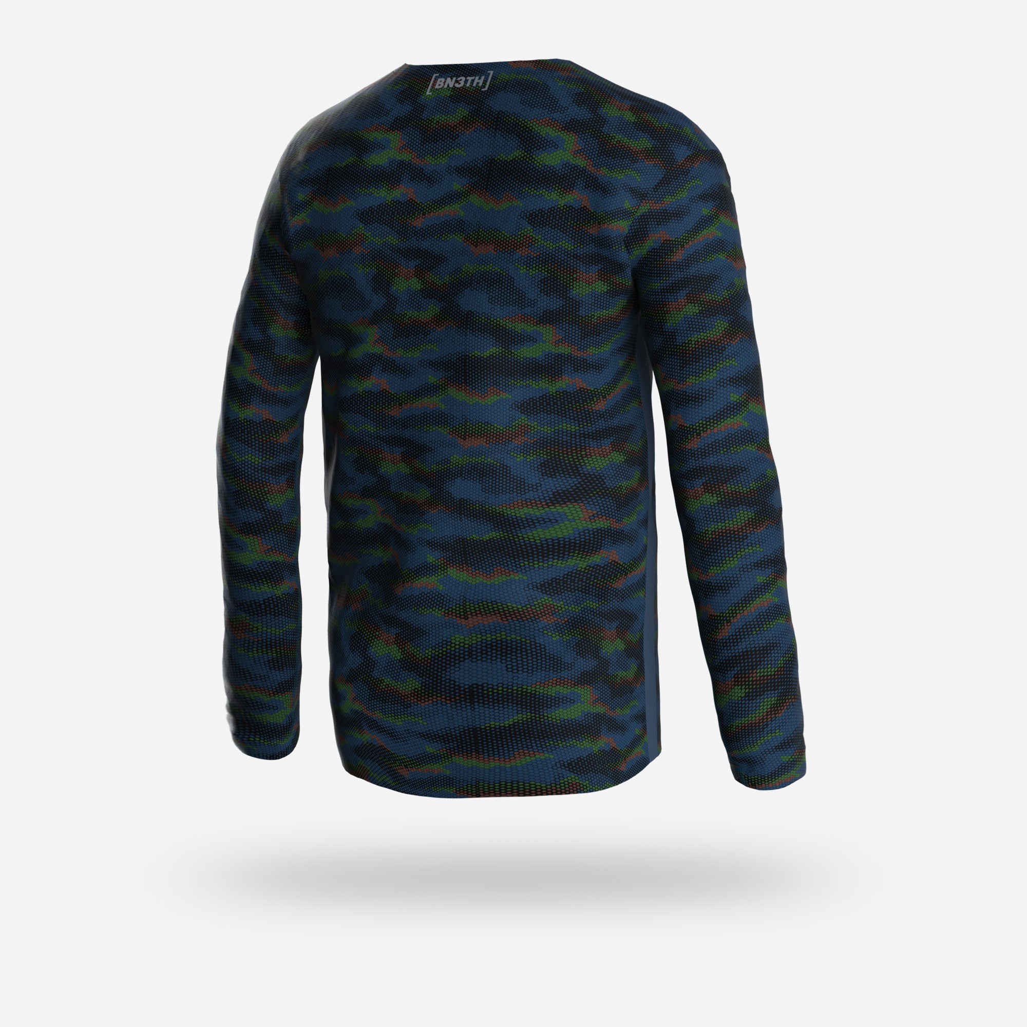 Pro Long Sleeve | Hex Camo Navy | BN3TH – BN3TH.com