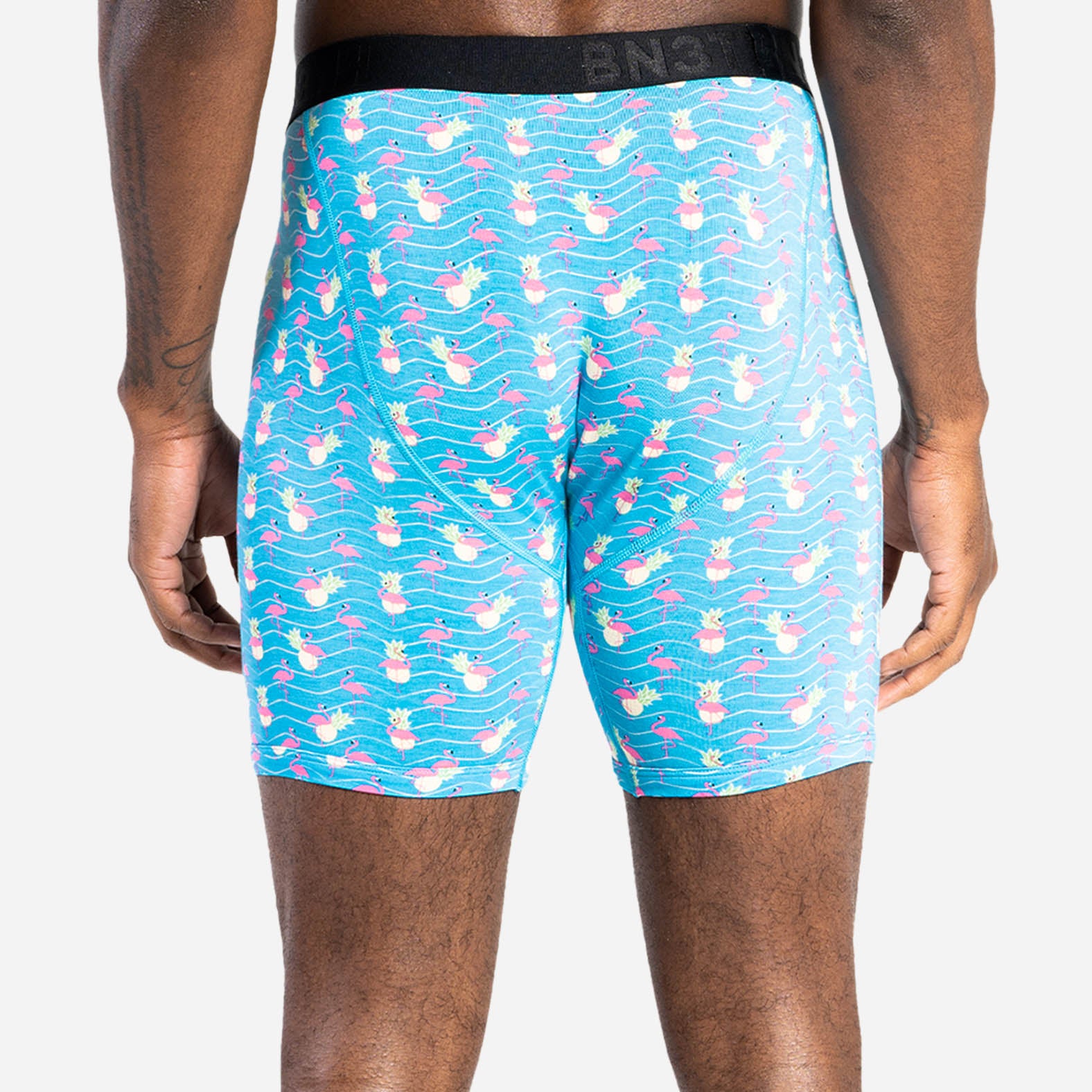  Surf Wave Wallpaper Men's Underwear Soft Boxer Briefs High  Waist Stretch Trunks Panty : Sports & Outdoors