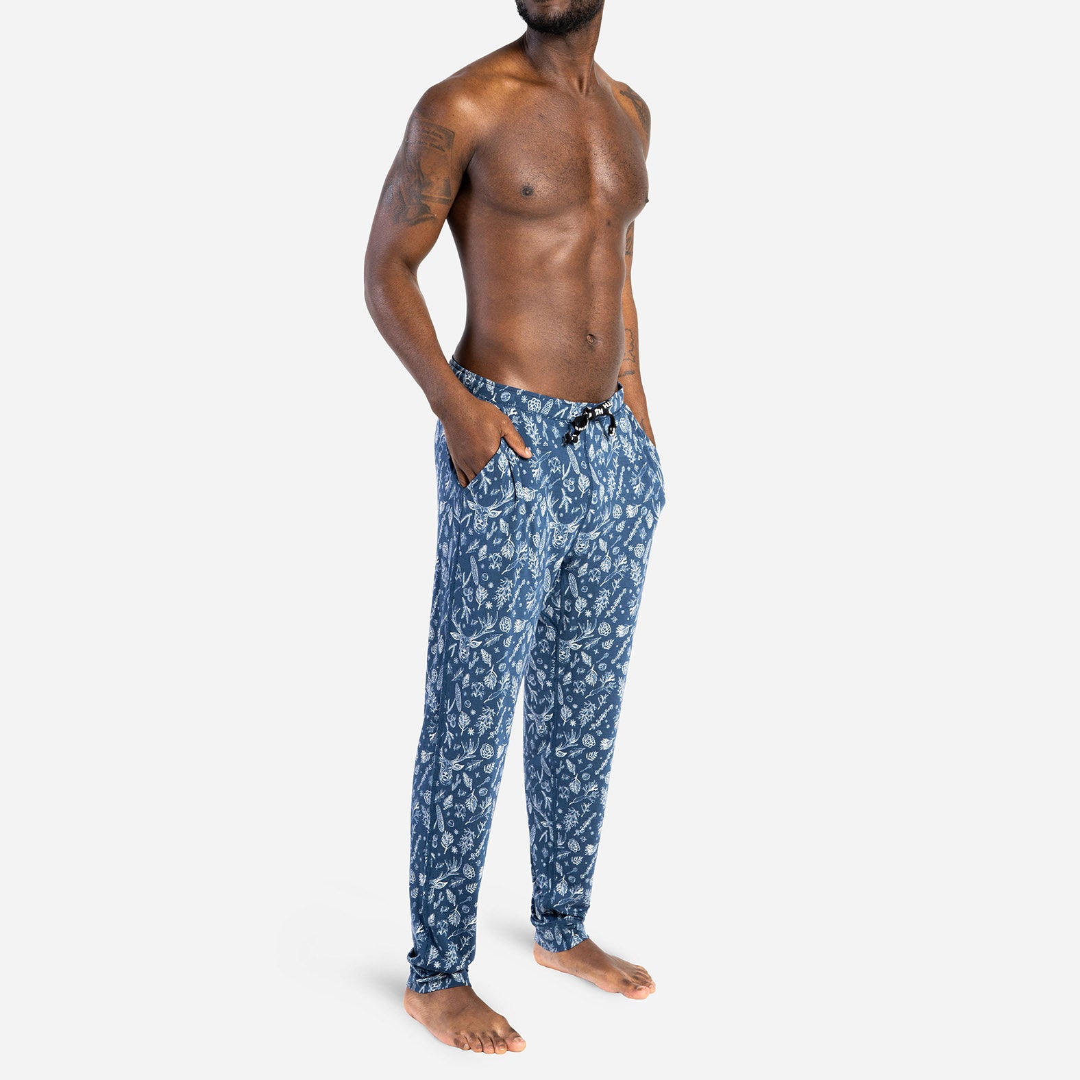 Navy pj online bottoms