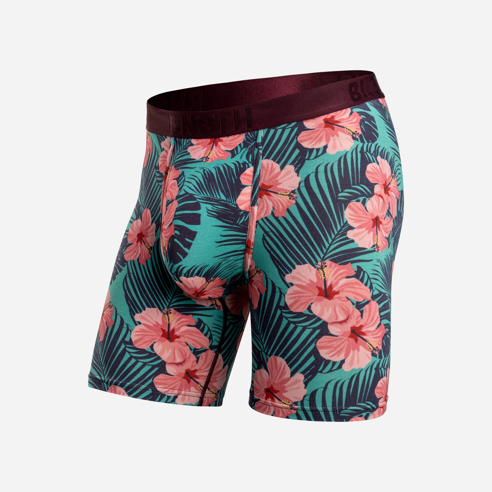 Classic Icon Boxer Brief: Hibiscus Bloom Zesty