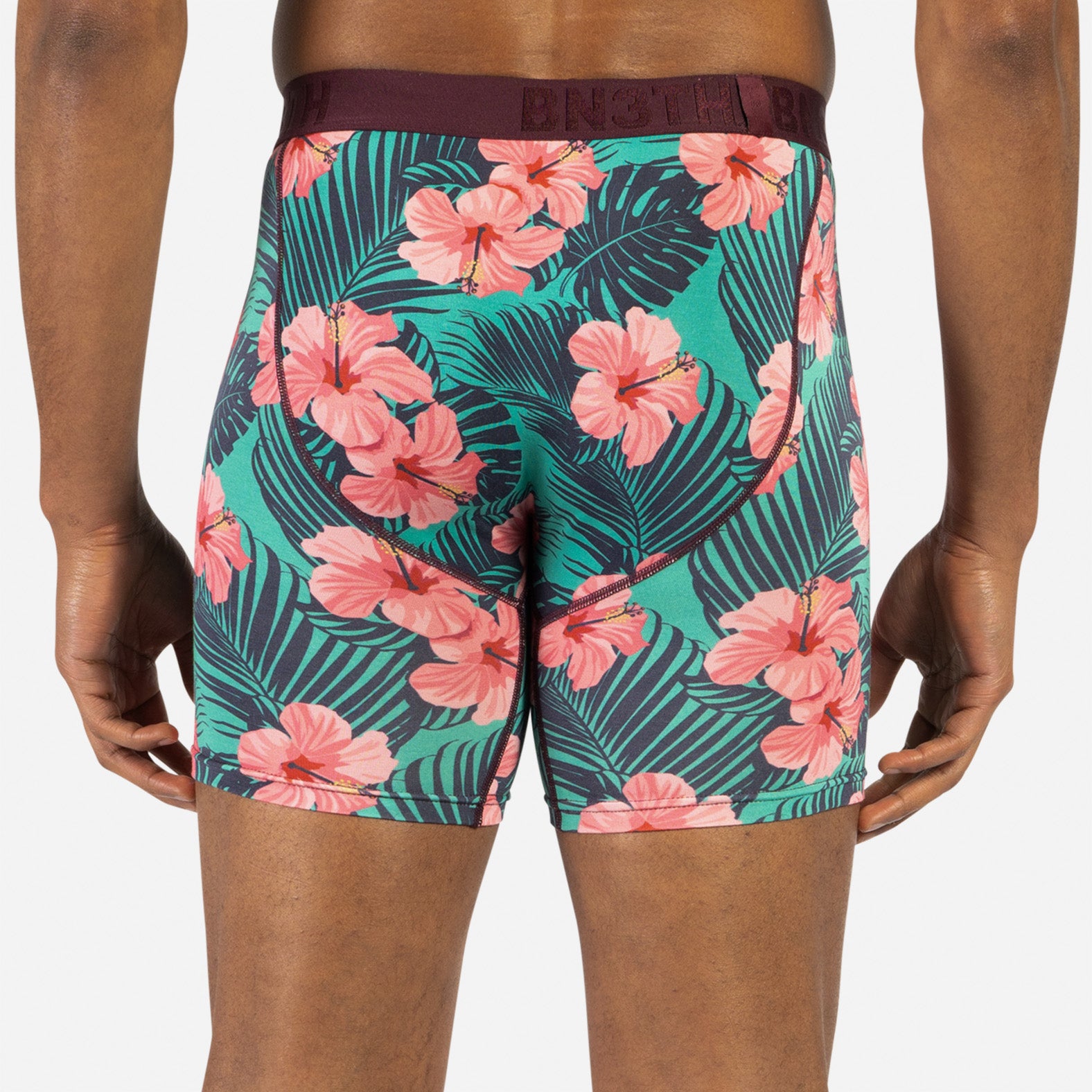 Classic Icon Boxer Brief: Hibiscus Bloom Zesty