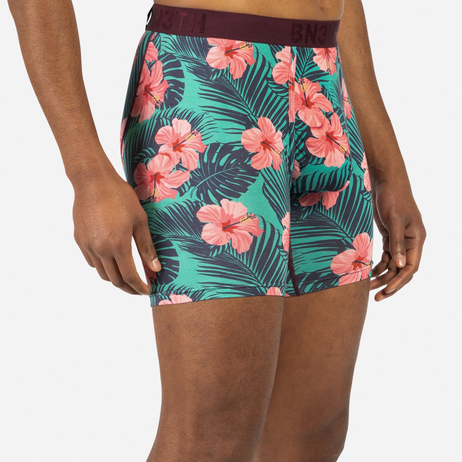 Classic Icon Boxer Brief: Hibiscus Bloom Zesty