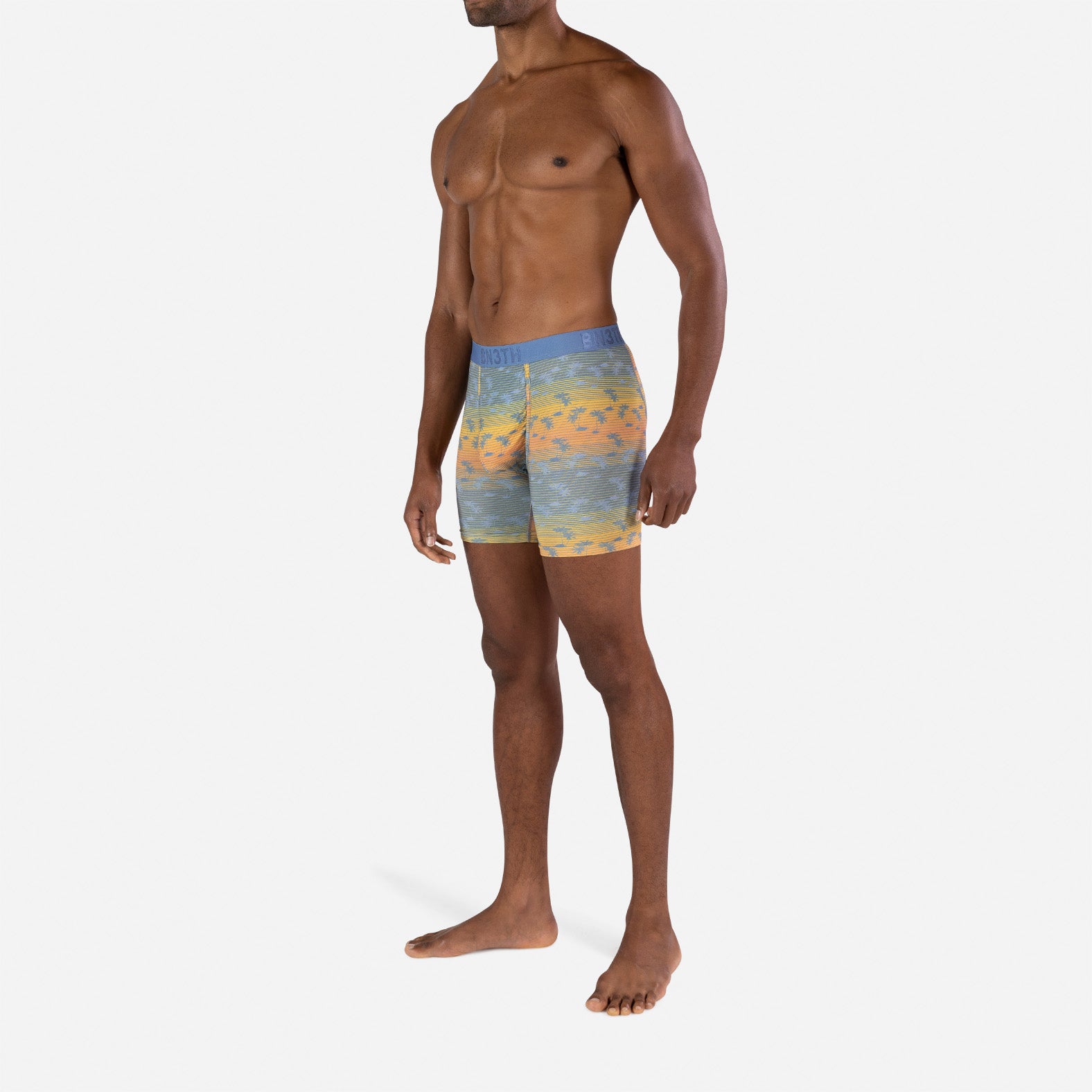 CLASSIC BOXER BRIEF: PALM TREE STRIPE SUNSET