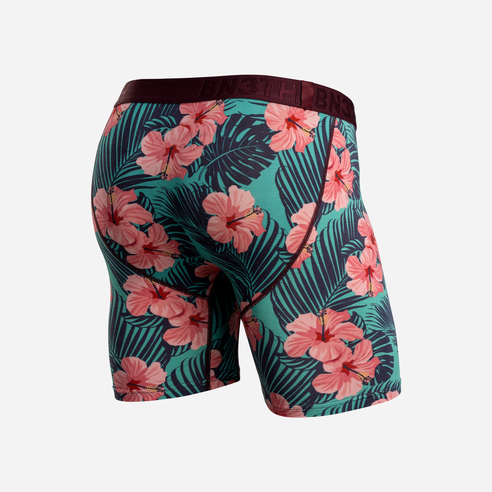 CLASSIC BOXER BRIEF WITH FLY: HIBISCUS BLOOM ZESTY