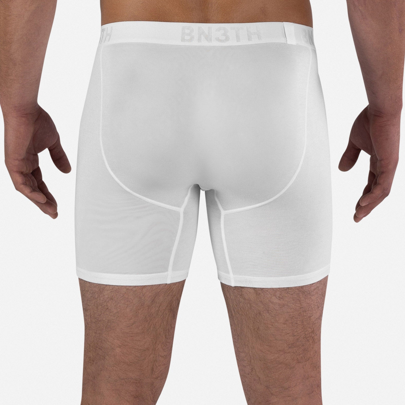 CLASSIC BOXER BRIEF WITH FLY: WHITE