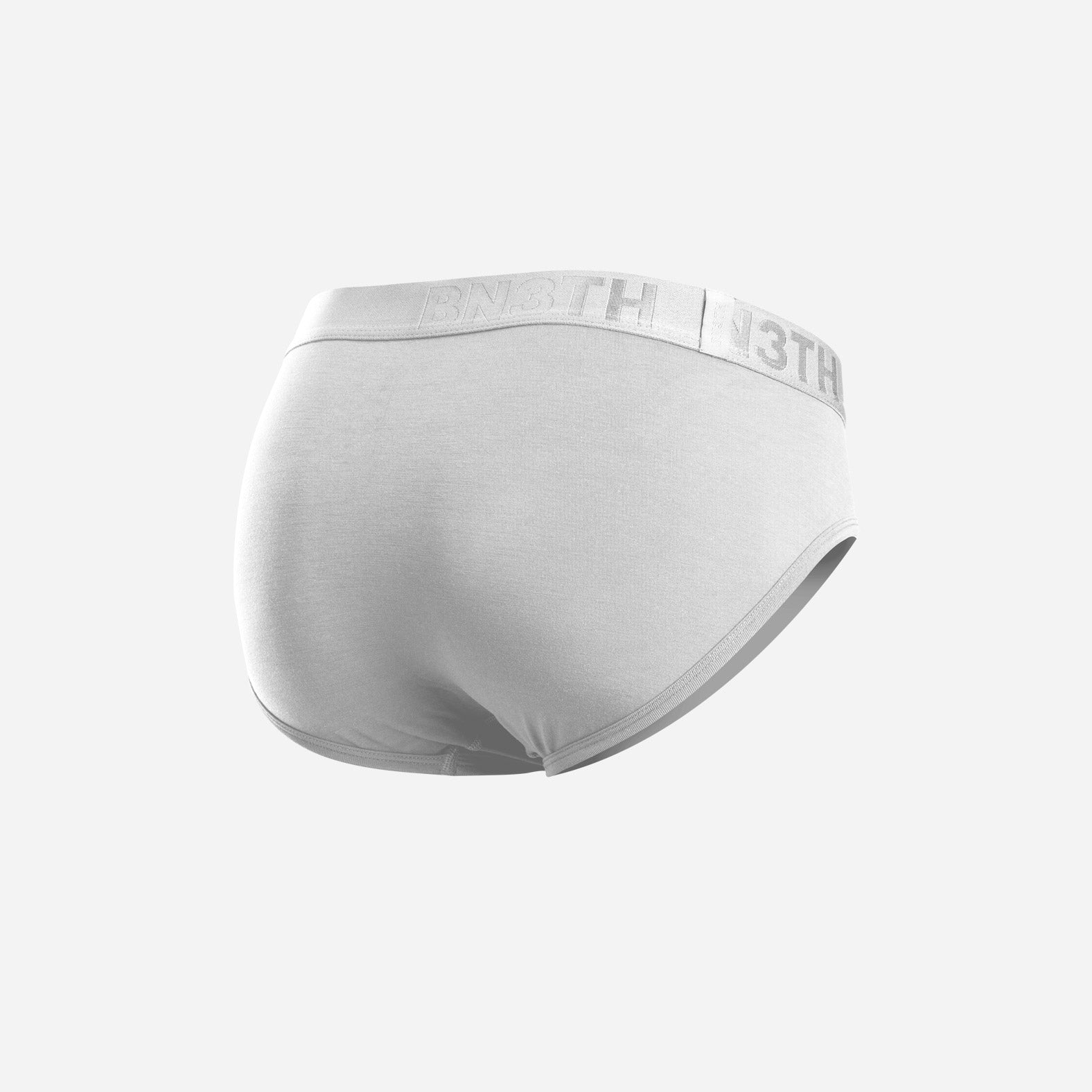 Classic Icon Brief With Fly: White