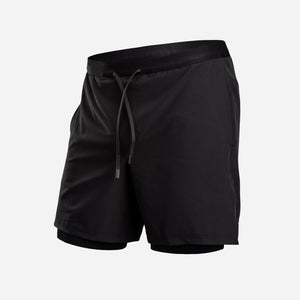 Pursuit 2N1 Padded Bike Short: Black