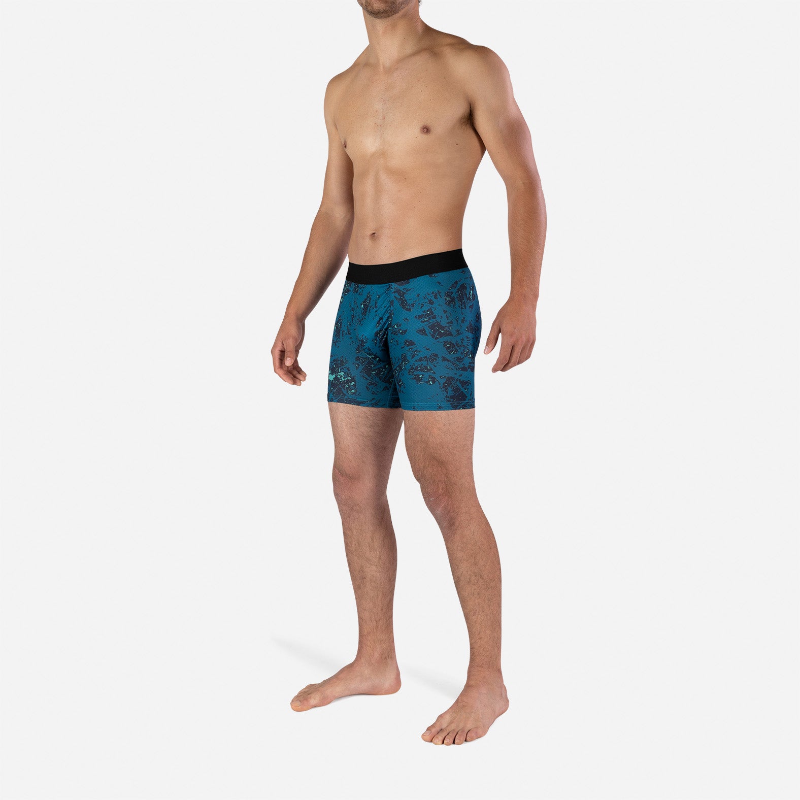 Pro Agua X Boxer Brief: Rock Face Lagoon