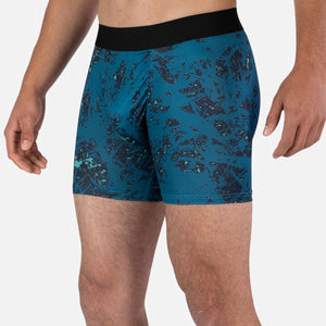 Pro Agua X Boxer Brief: Rock Face Lagoon