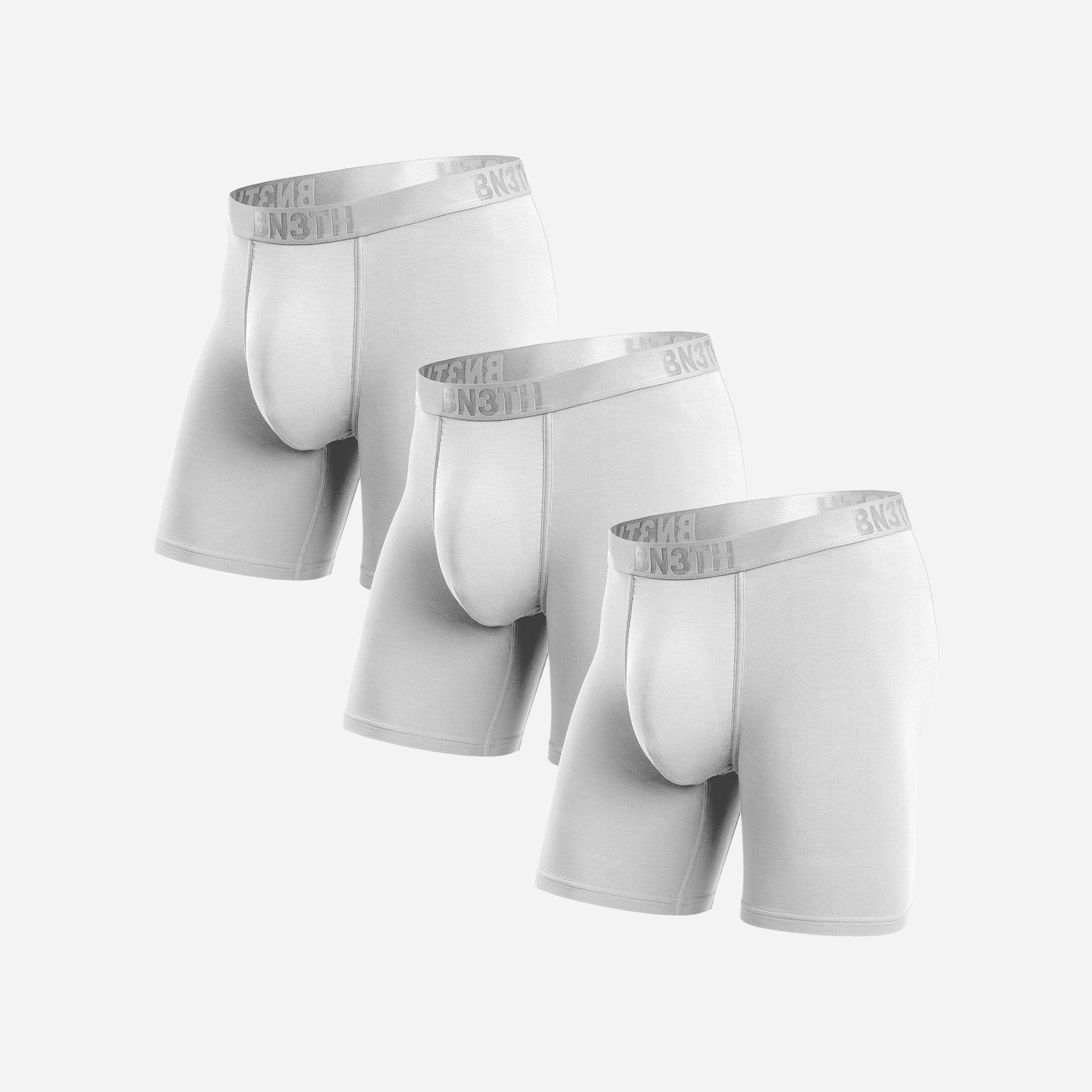 Classic Icon Boxer Brief: White 3 Pack