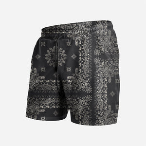 Agua Volley X 2N1 Swim Short 7”: Bandana Black