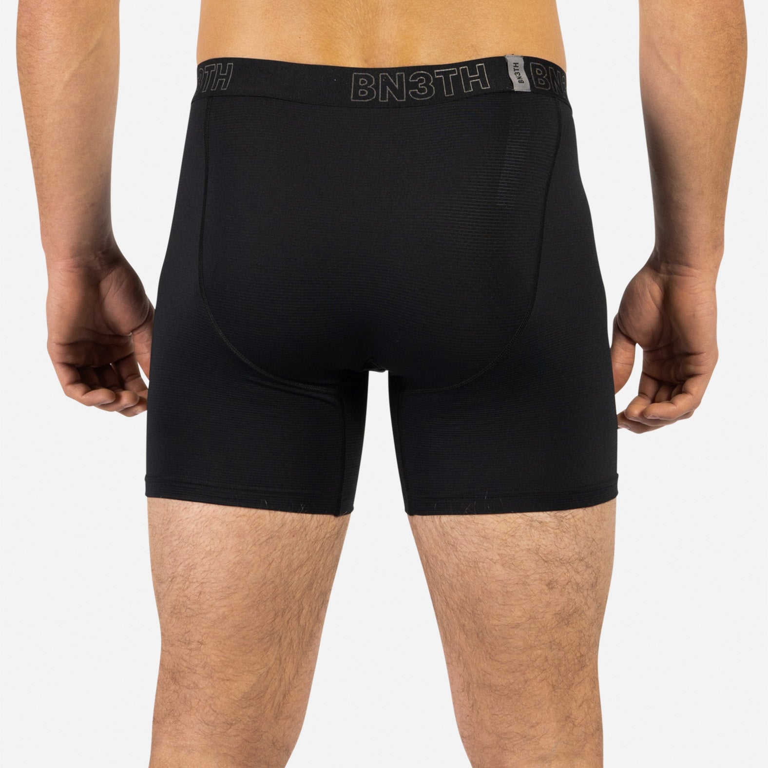 BN3TH Mens Boxer Briefs - Breathable Slim Fit Underwear with Ball Pouch  Support Cabernet, Large