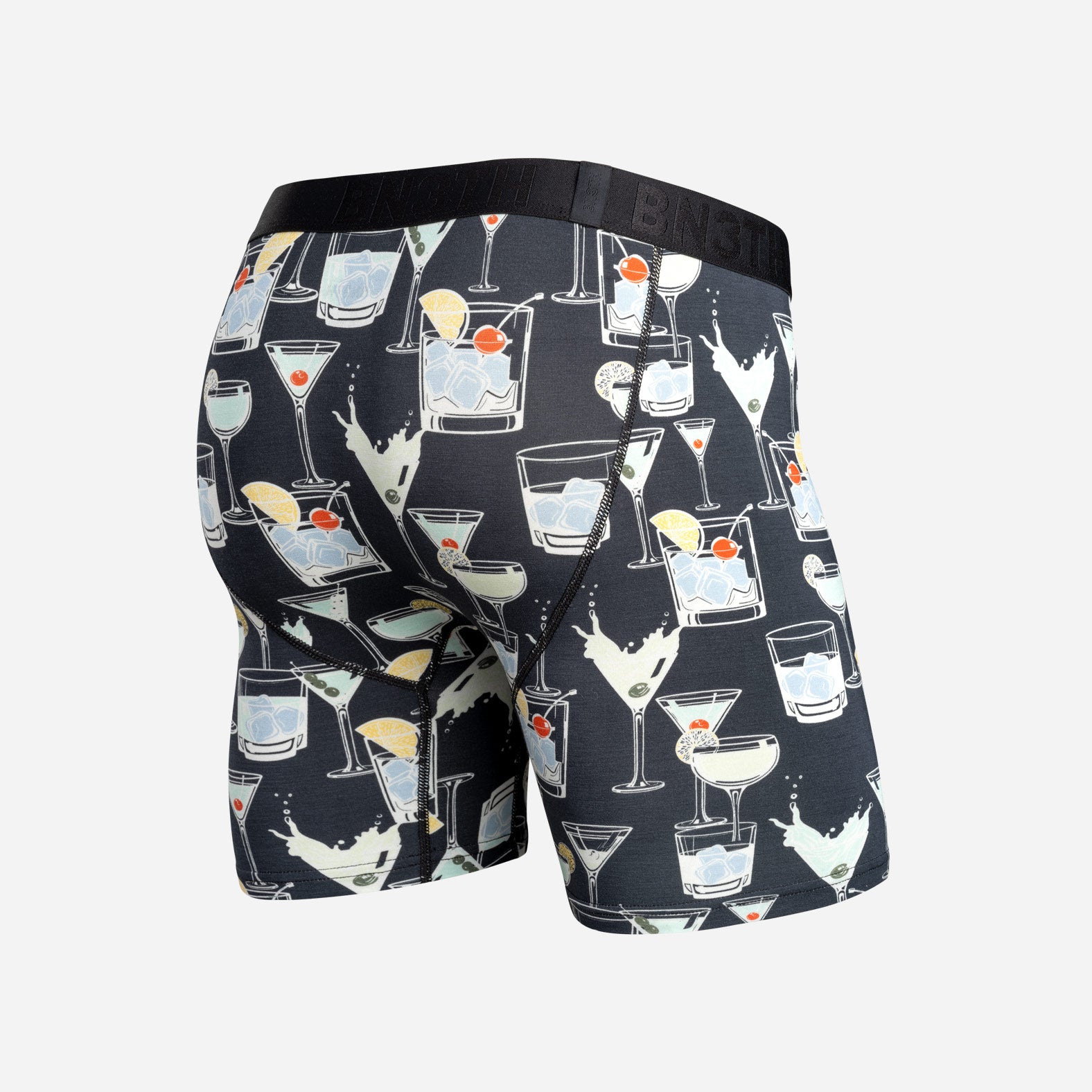 Classic Icon Boxer Brief: Cocktails Black