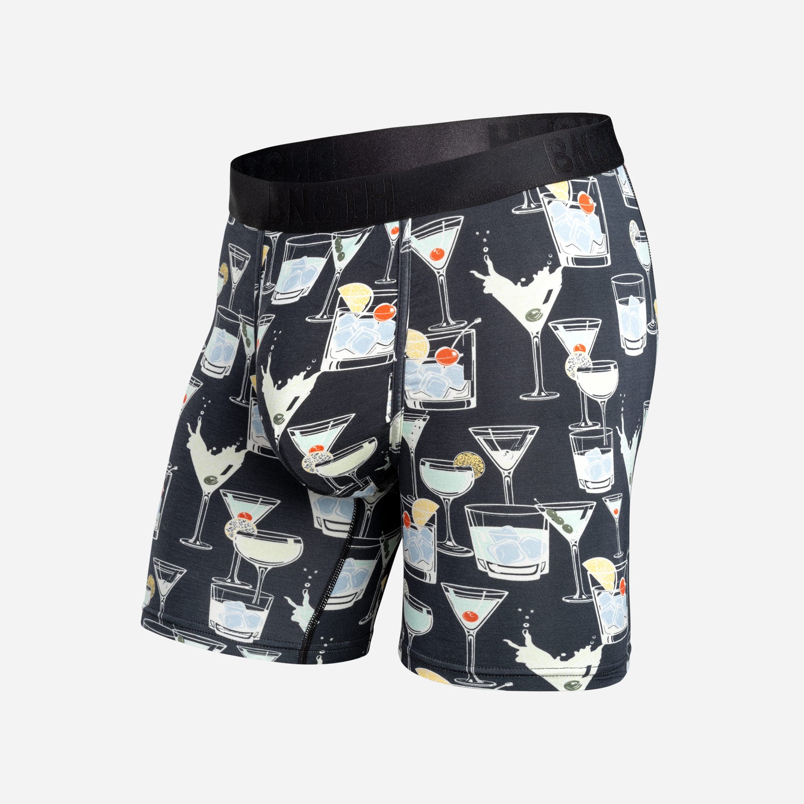 Classic Icon Boxer Brief: Cocktails Black