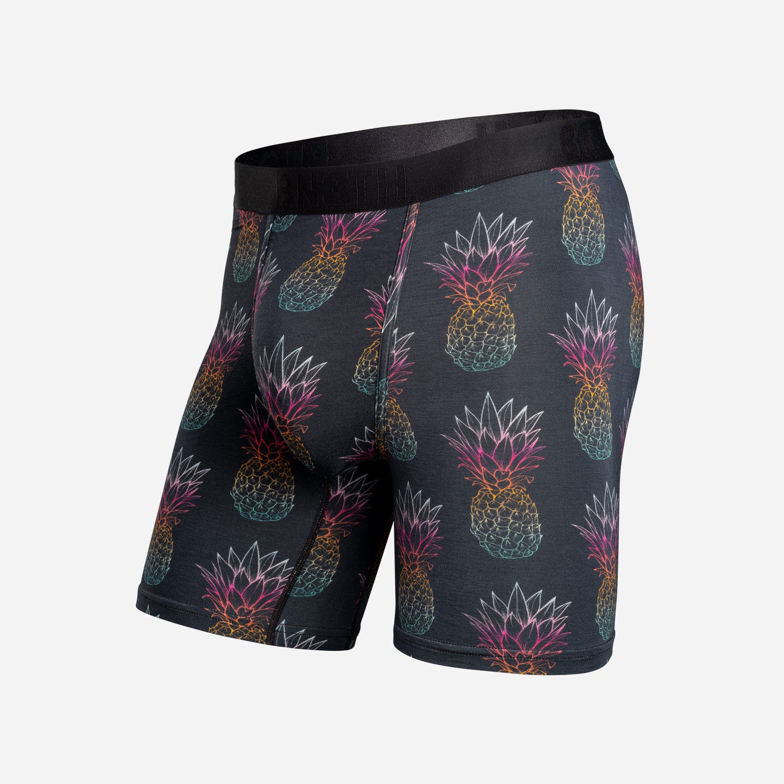 Classic Icon Boxer Brief: Pineapple Fade Black