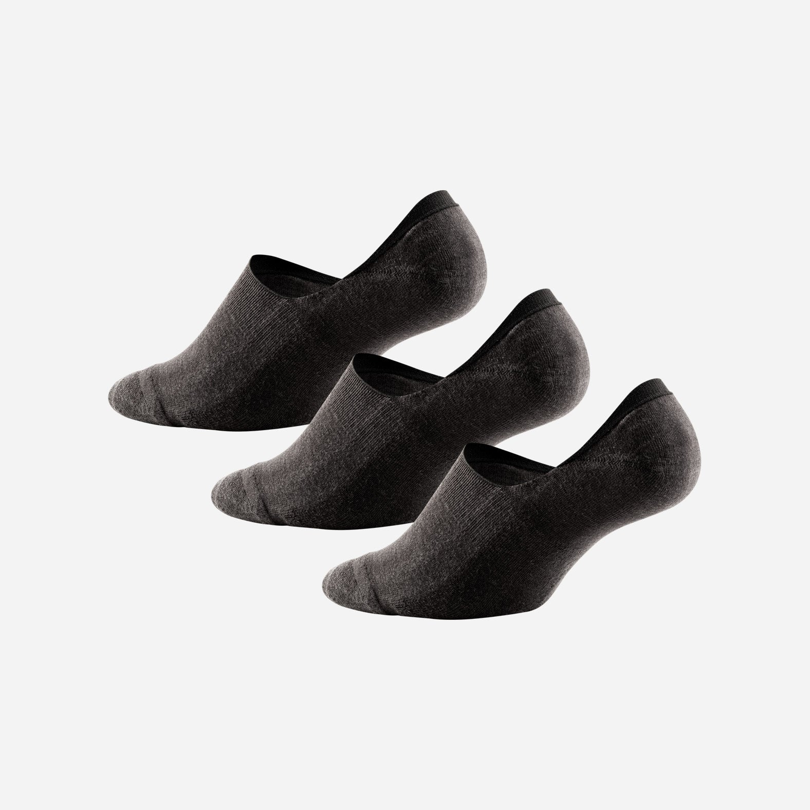 CLASSIC NO SHOW SOCK: BLACK 3 PACK