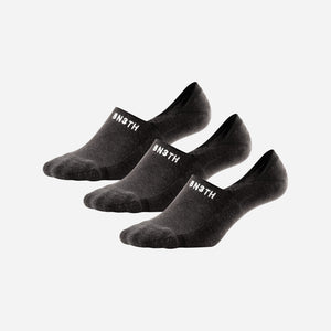 CLASSIC NO SHOW SOCK: BLACK 3 PACK