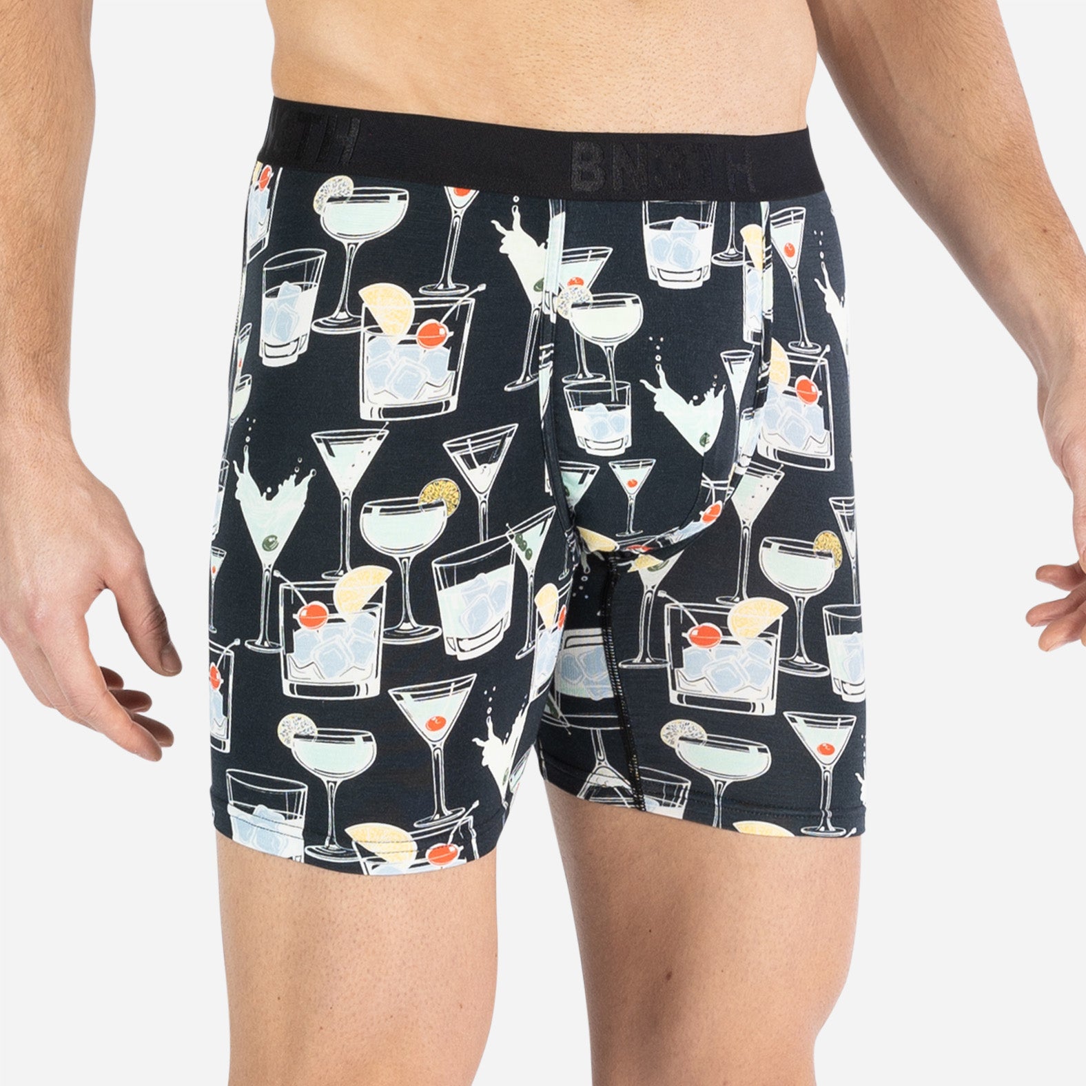 Classic Icon Boxer Brief: Cocktails Black