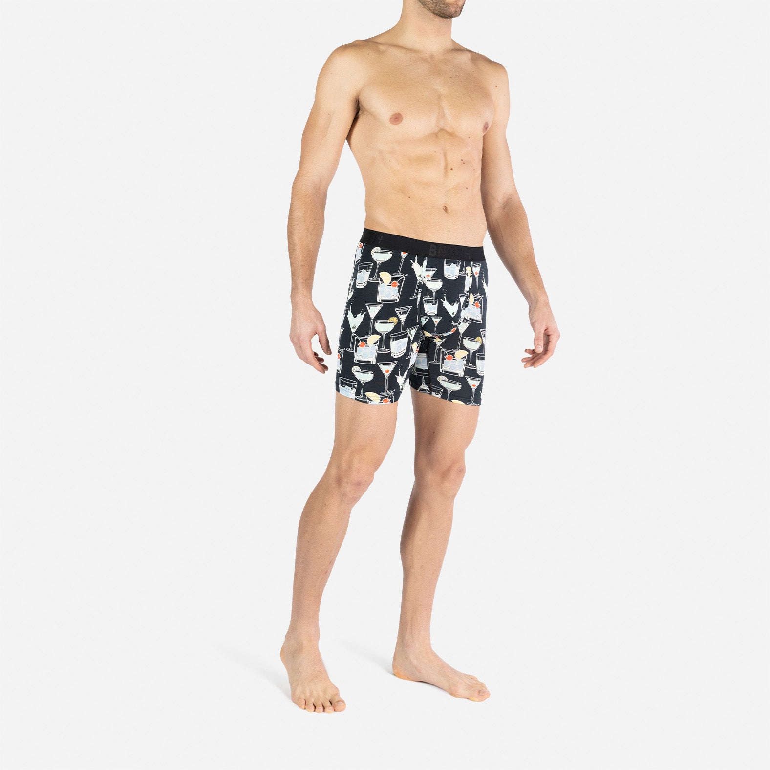 Classic Icon Boxer Brief: Cocktails Black