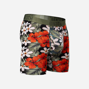 Classic Icon Boxer Brief With Fly: Hibiscus Paradise Indo