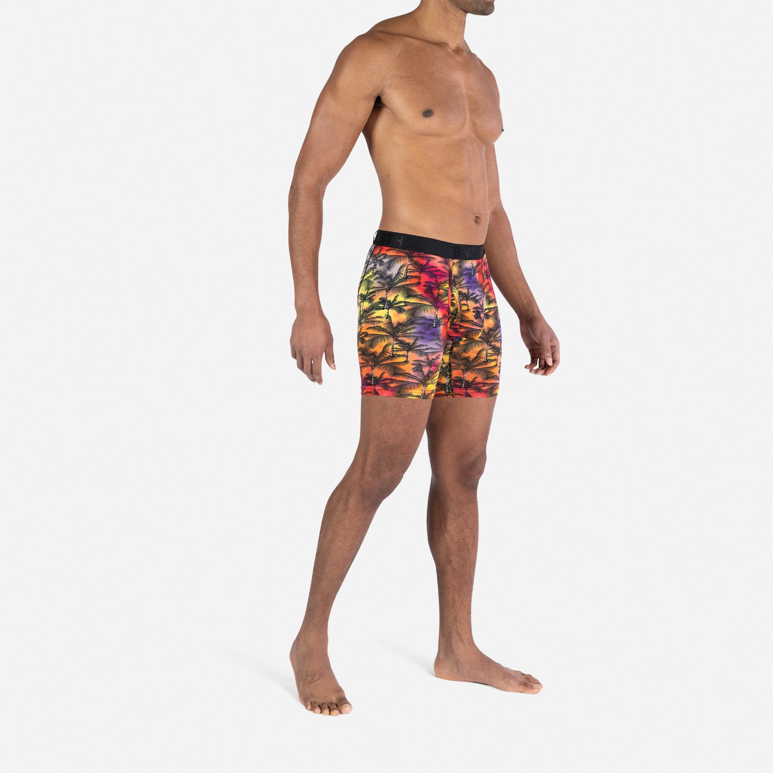 Classic Icon Boxer Brief With Fly: Tropical Haze Dawn