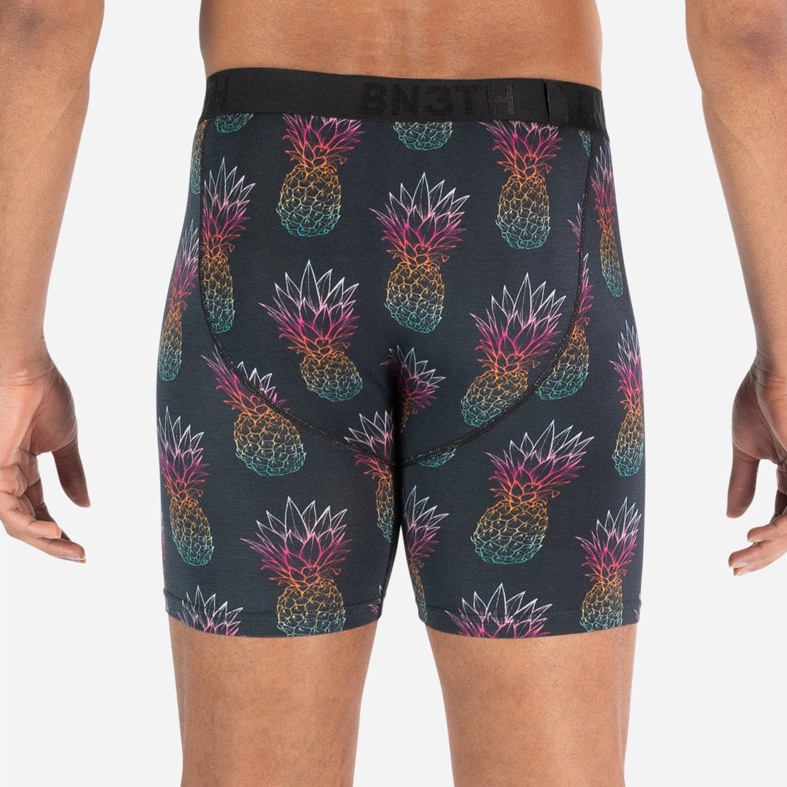 Classic Icon Boxer Brief: Pineapple Fade Black