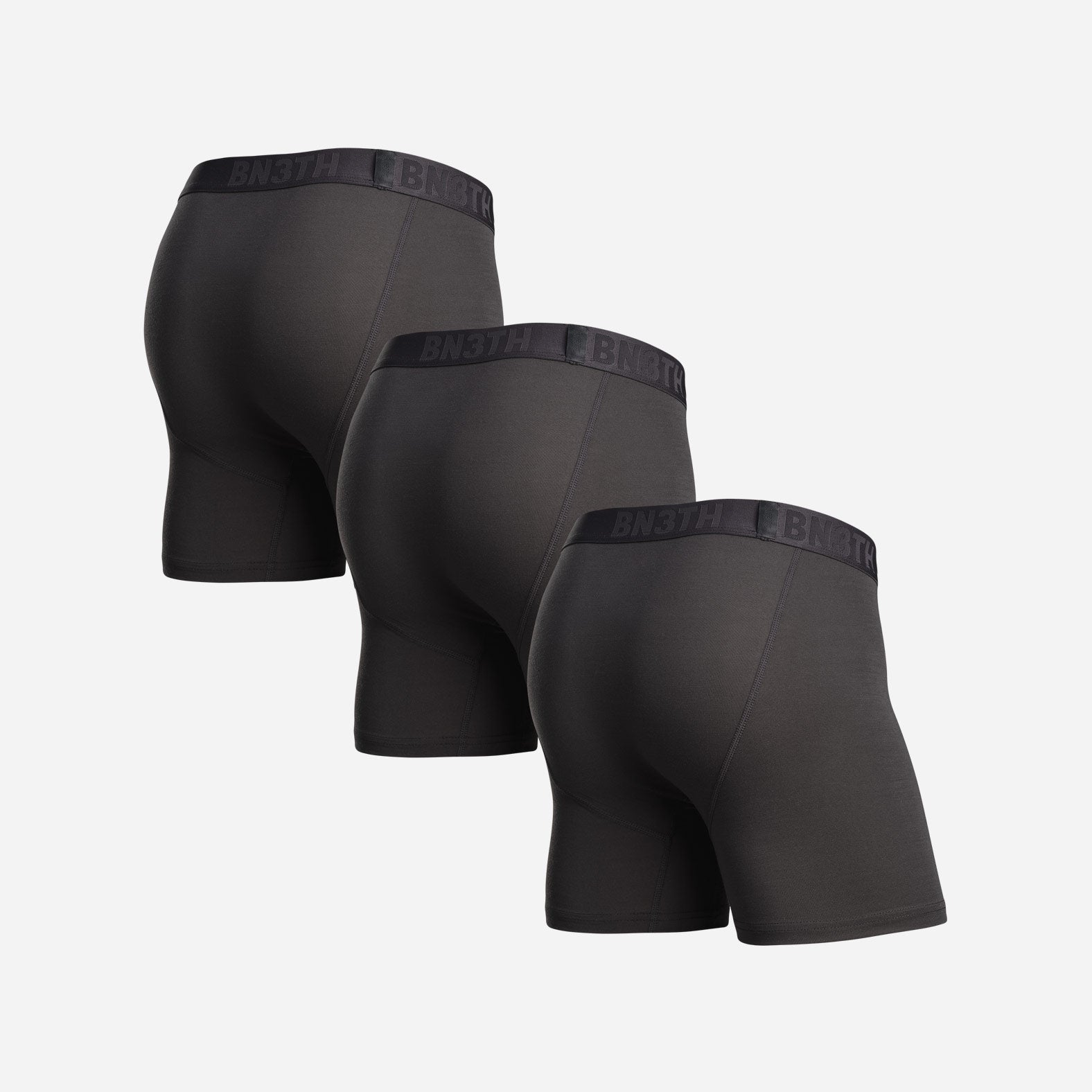 Classic Essentials Boxer Brief: Black 3 Pack