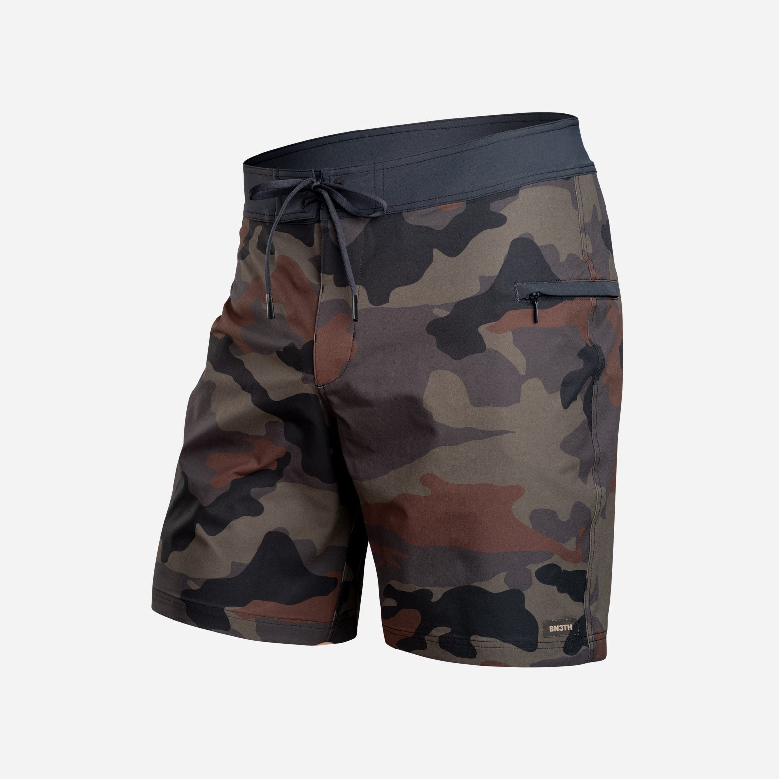 Hightide 2N1 Boardshort 8": Basecamp Camo-Woodland