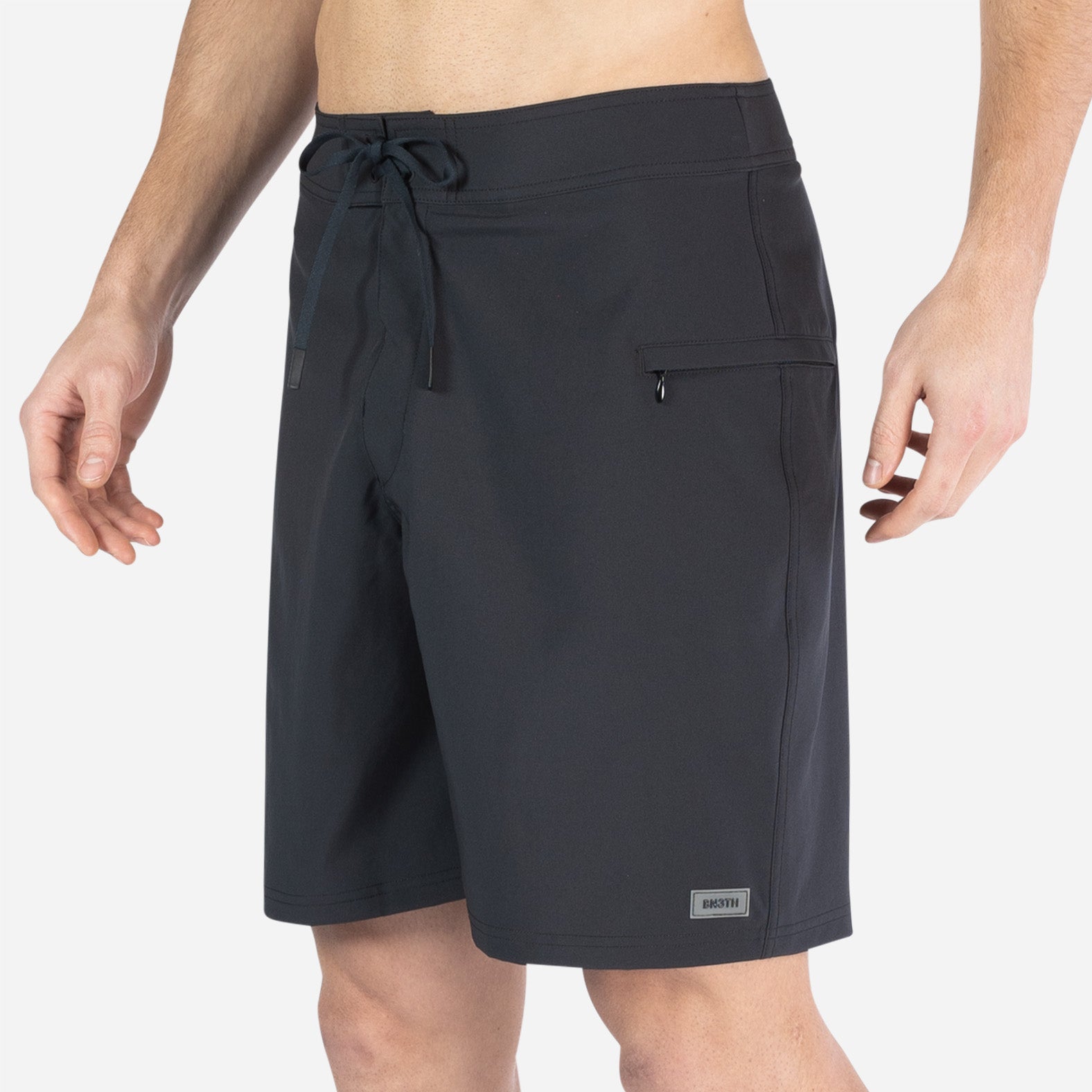 Hightide 2N1 Boardshort 8": Black