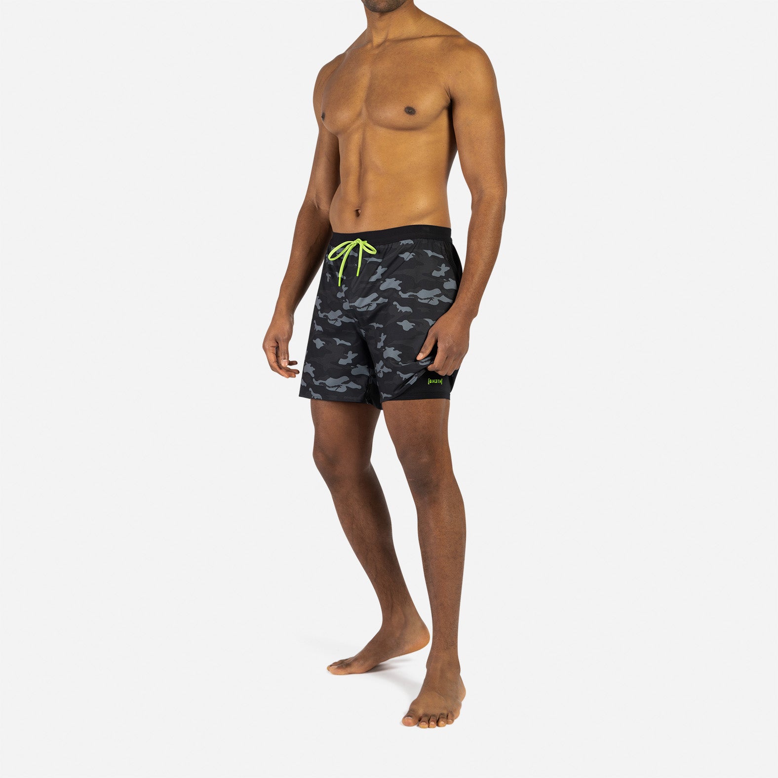 Runner's High 2N1 Short: Covert Camo | BN3TH Underwear – BN3TH.com